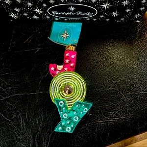 BN  Christopher Radko Joy Ornament